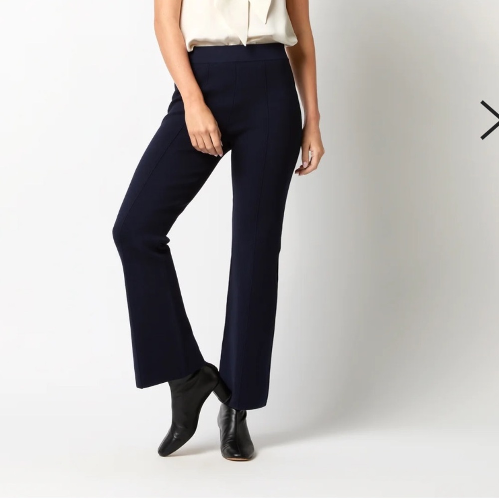 Navy Flared Pants